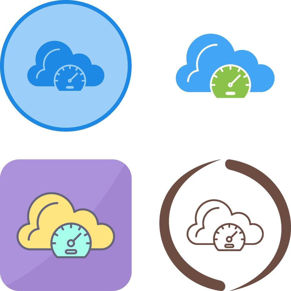 Speed Test Icon Design vector