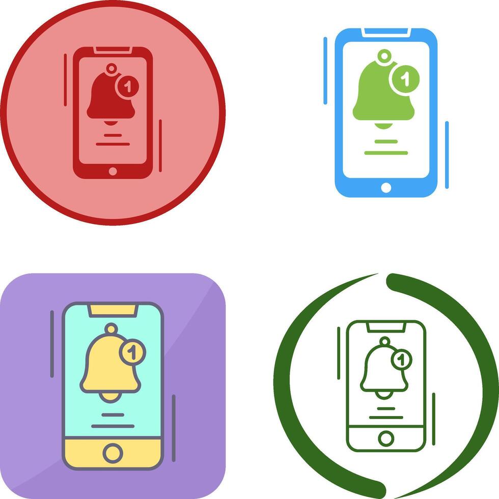 Notifications Icon Design vector
