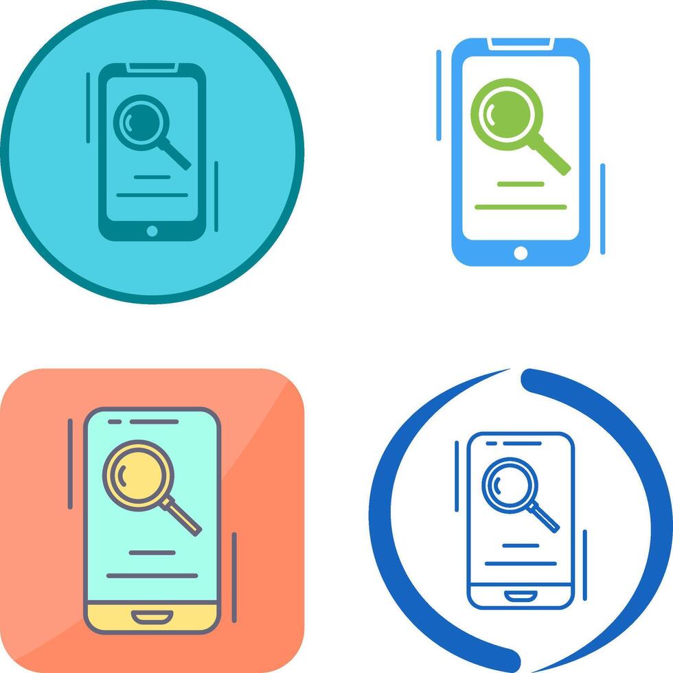 Search Icon Design vector