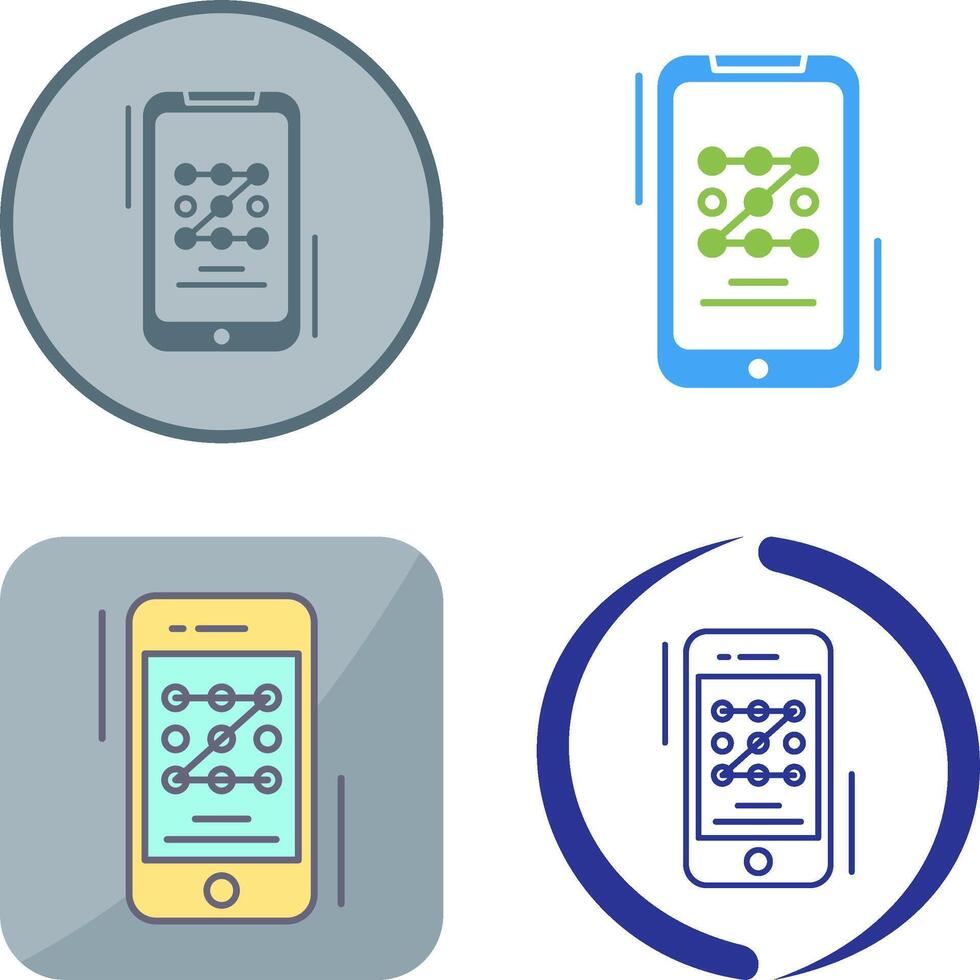 Pattern Code Icon Design vector