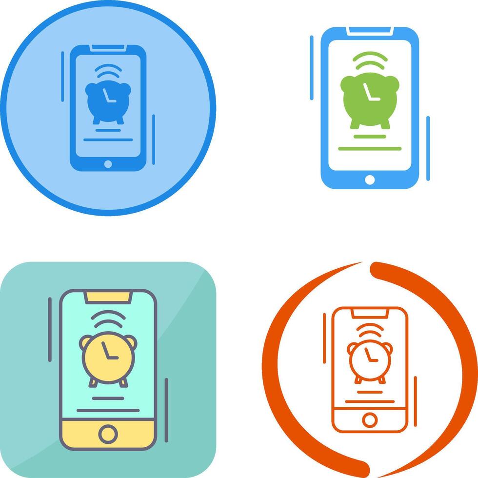 Alarm Icon Design vector