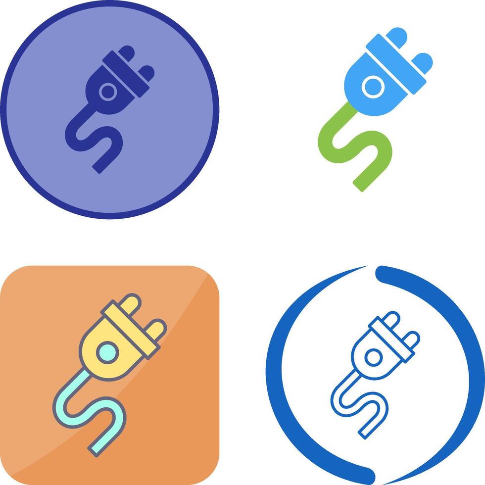 Plug Icon Design vector