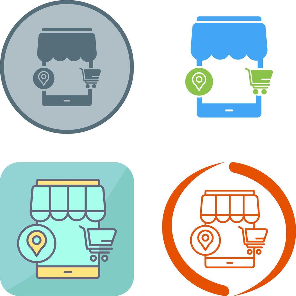 Pin Icon Design vector