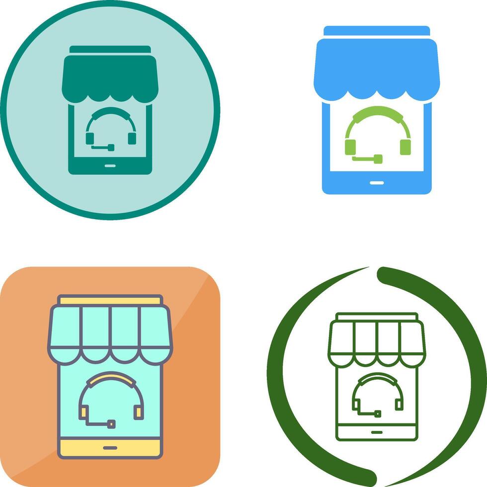 Support Icon Design vector