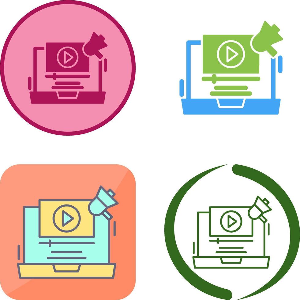 Marketing Icon Design vector