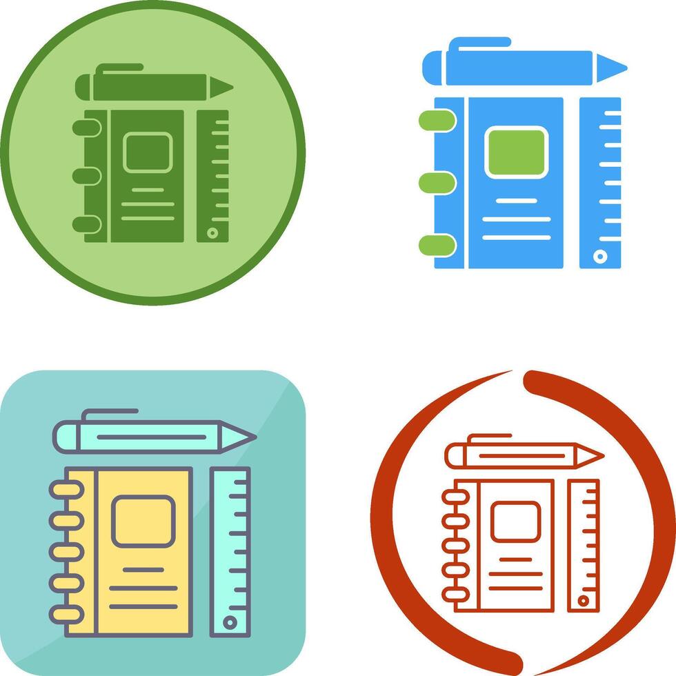 Learning Tools Icon Design vector