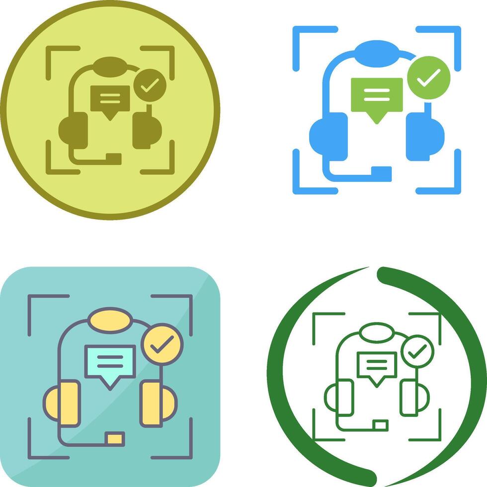 Technical Support Icon Design vector