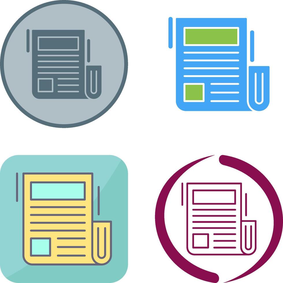 News Icon Design vector