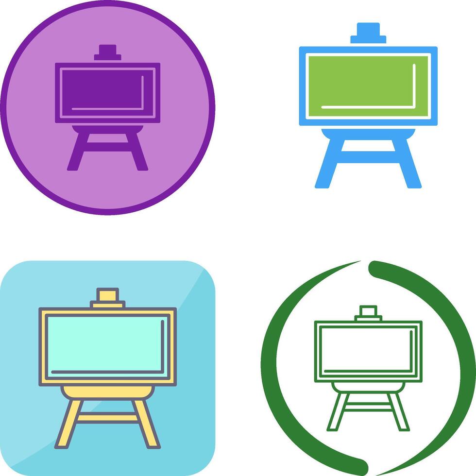 Easel Icon Design vector