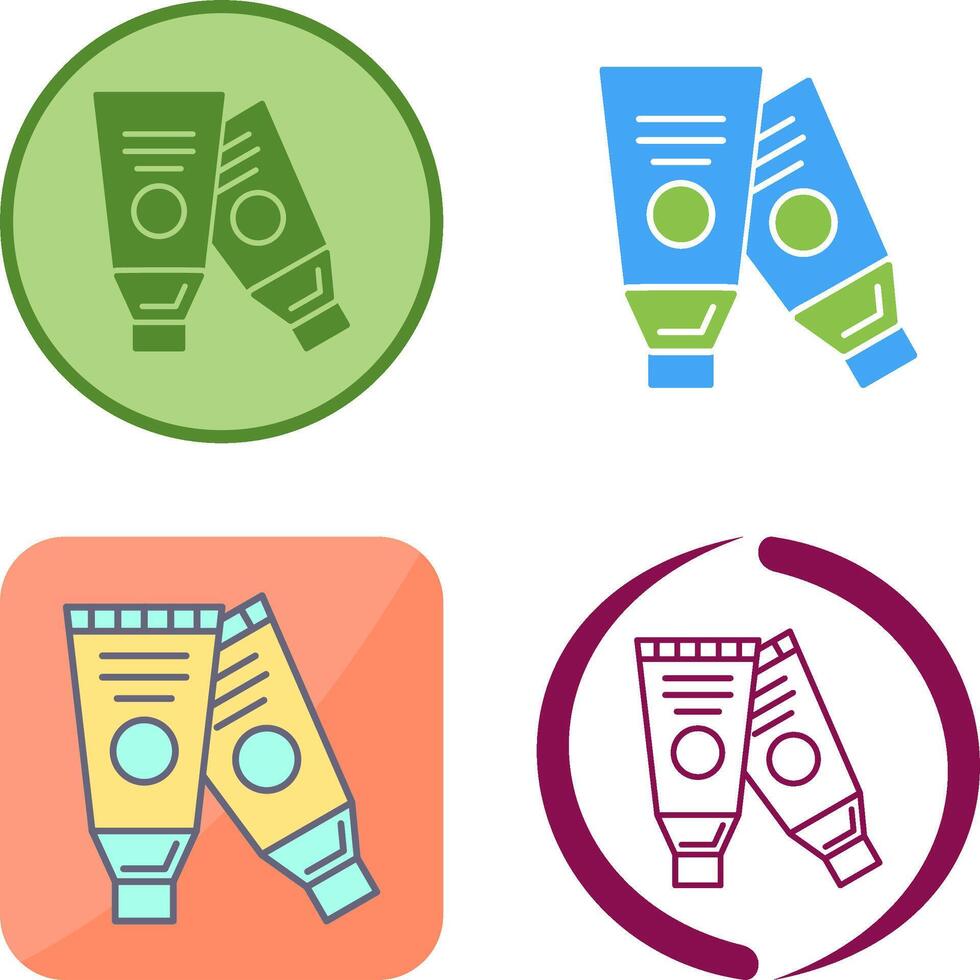 Paint Tube Icon Design vector