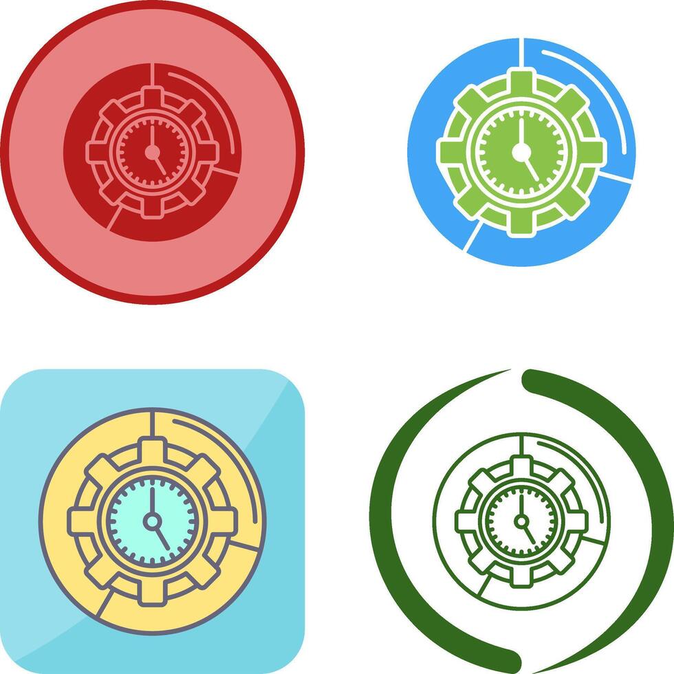 Time Management Icon Design vector