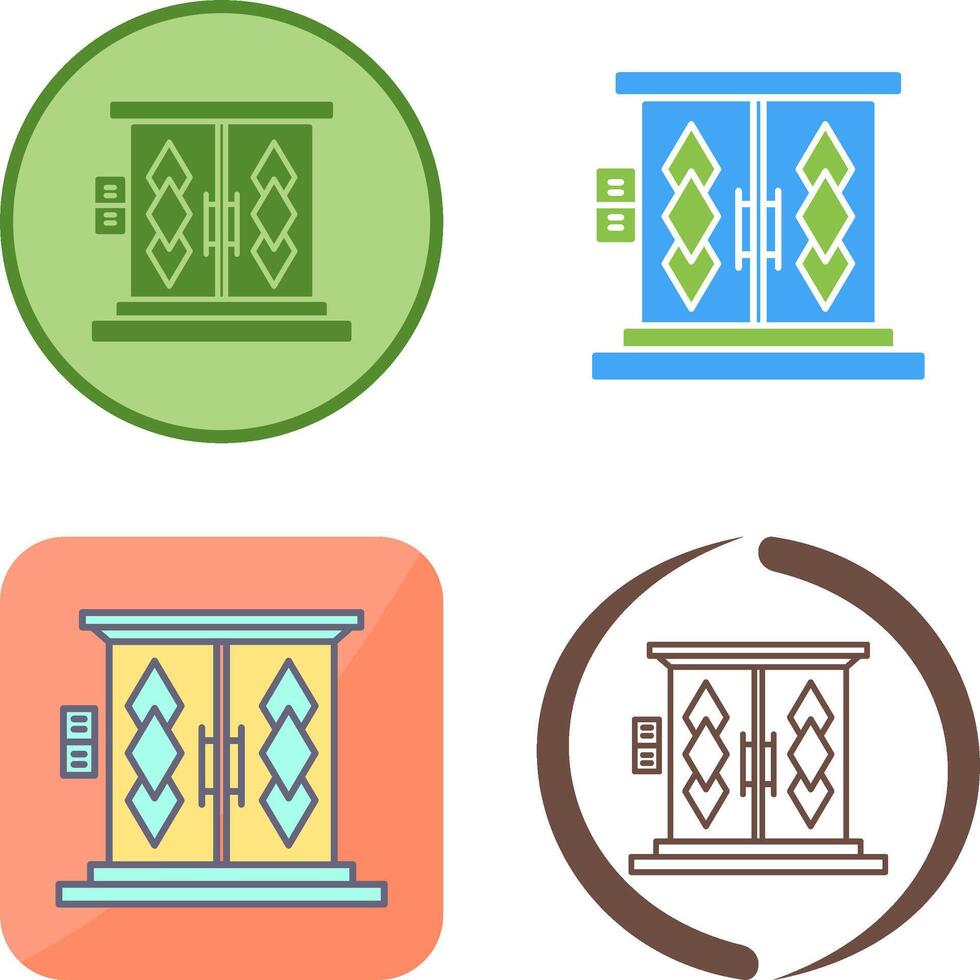 Door Icon Design vector