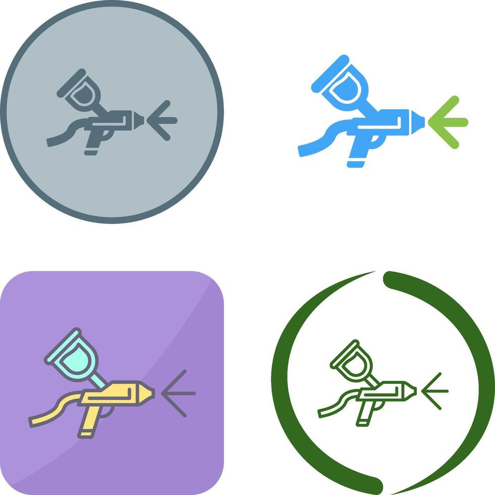 Airbrush Icon Design vector