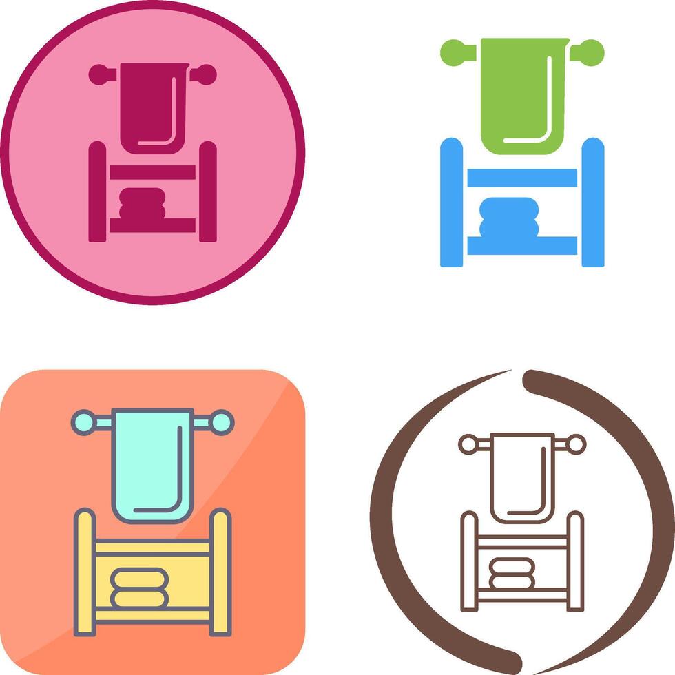 Towel Icon Design vector