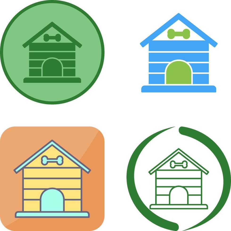 Dog House Icon Design vector