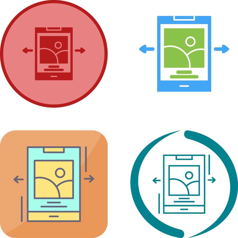 Swipe Icon Design vector