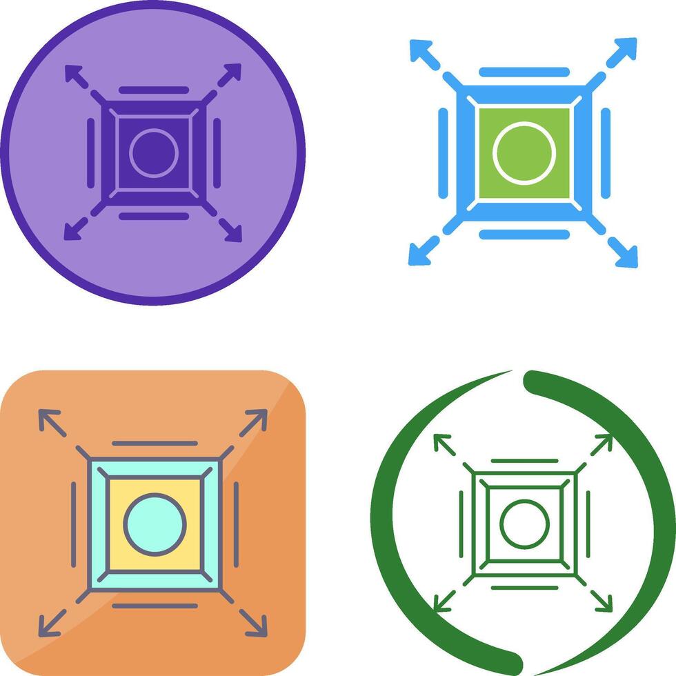Maximize Icon Design vector