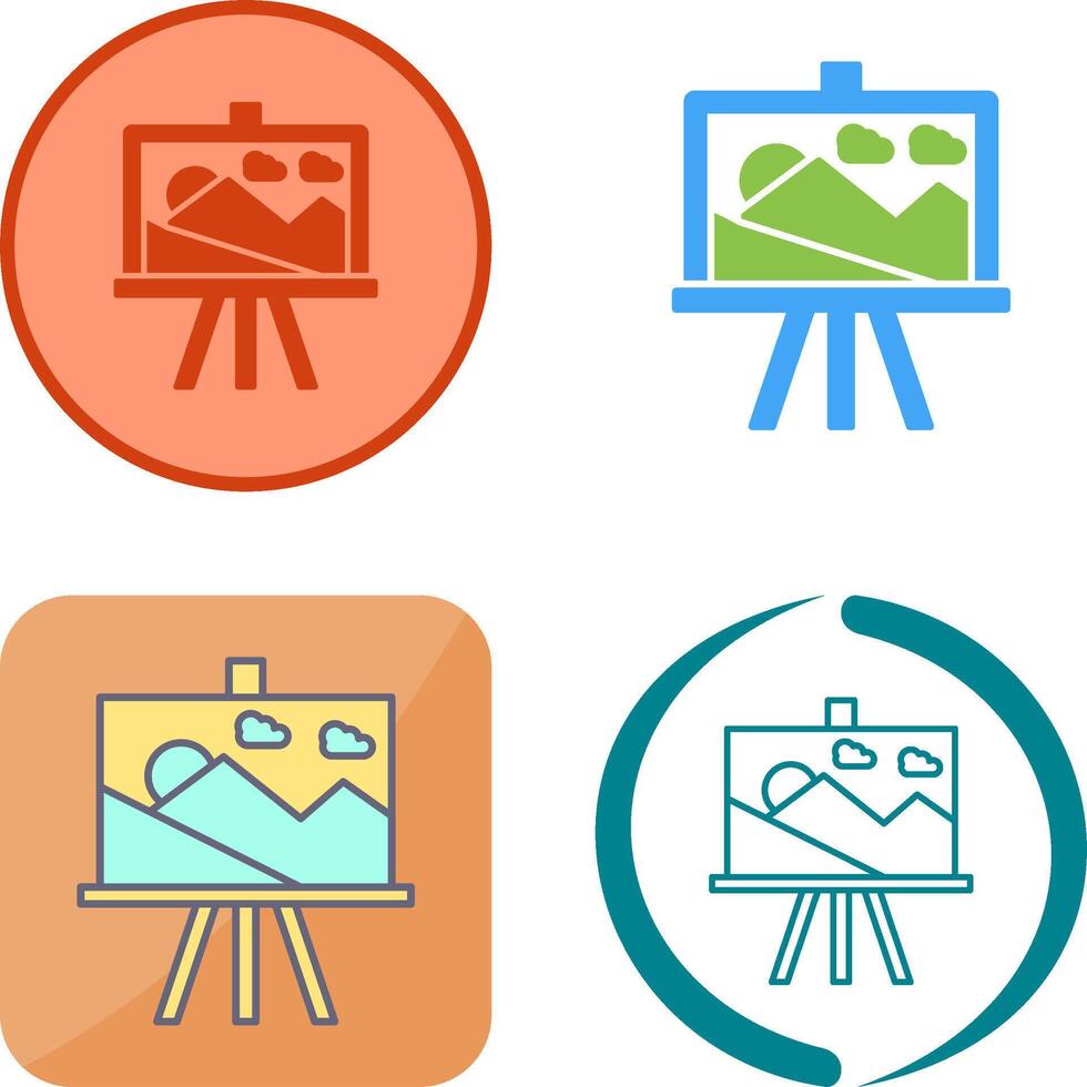 Canvas Icon Design vector