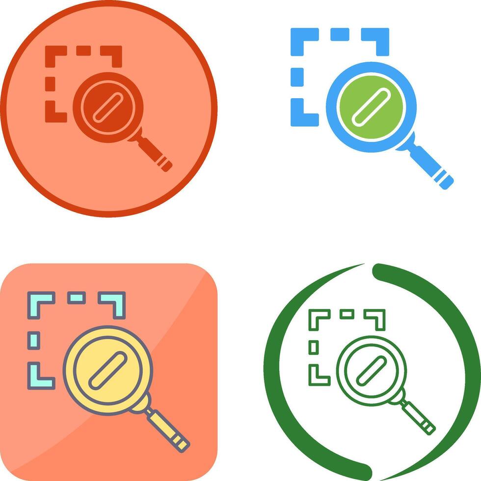 Zoom Out Icon Design vector