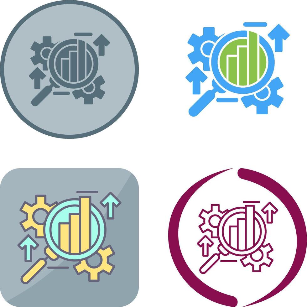 Analysis Icon Design vector