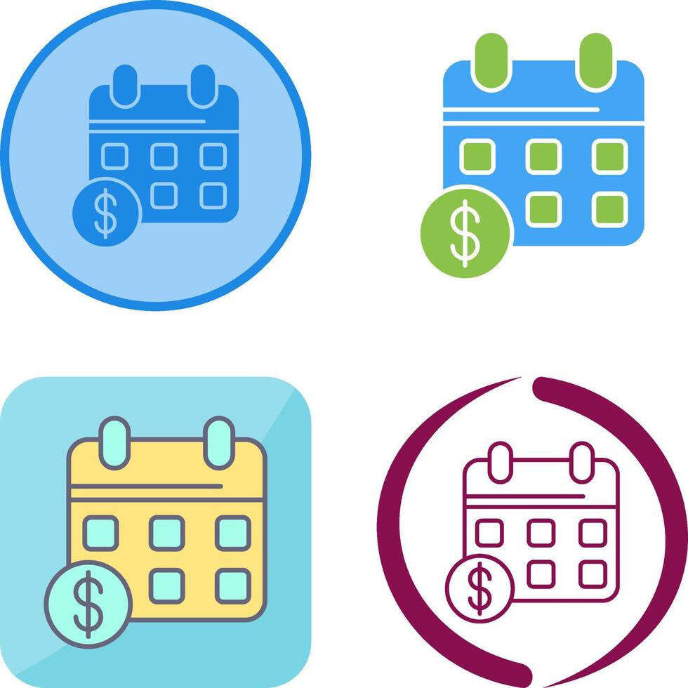 Calendar Icon Design vector