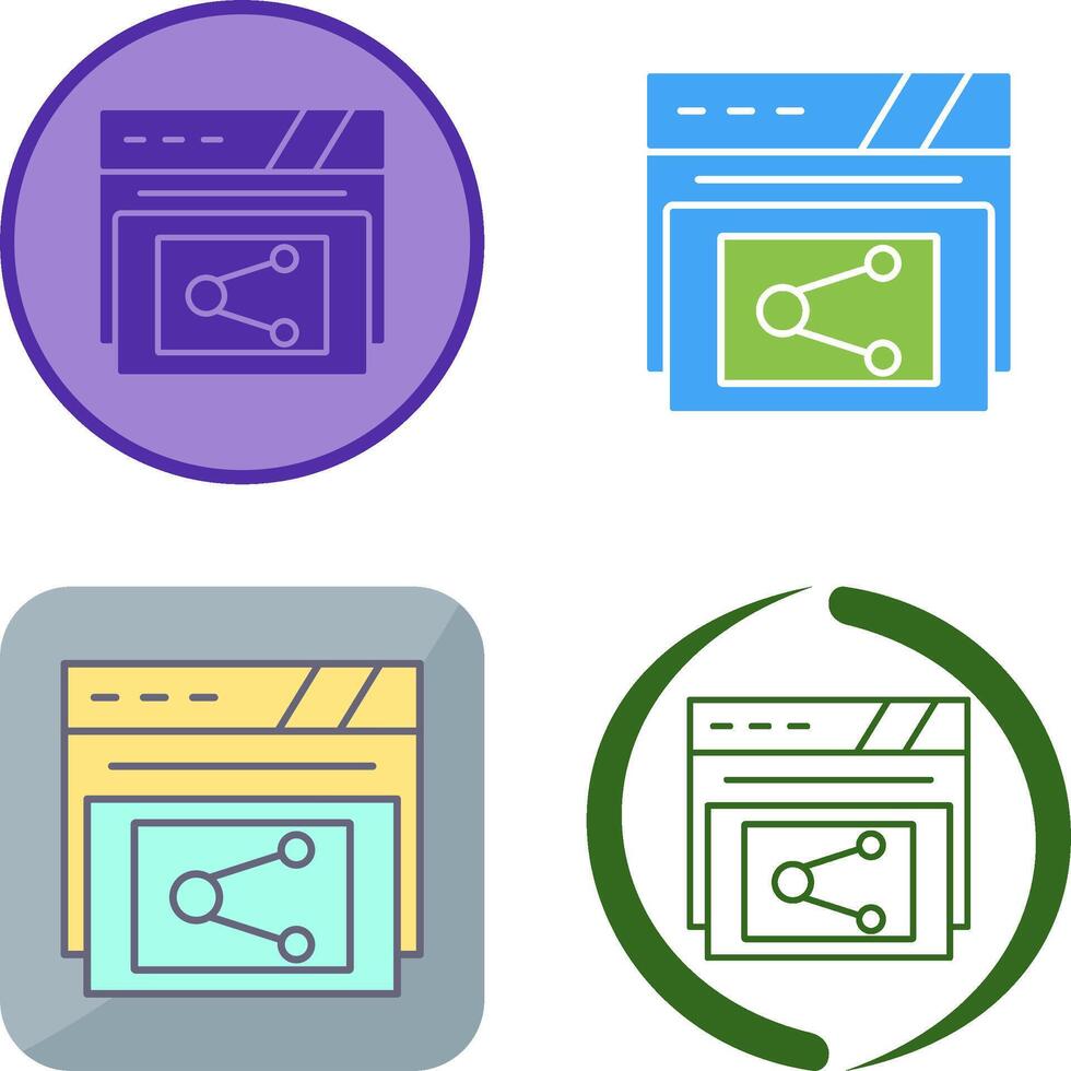 Share Icon Design vector