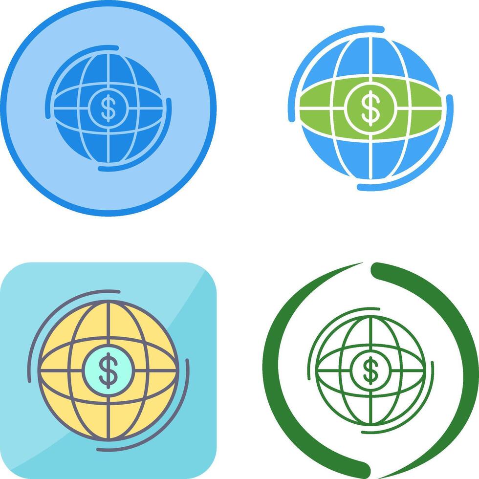 Globe Icon Design vector