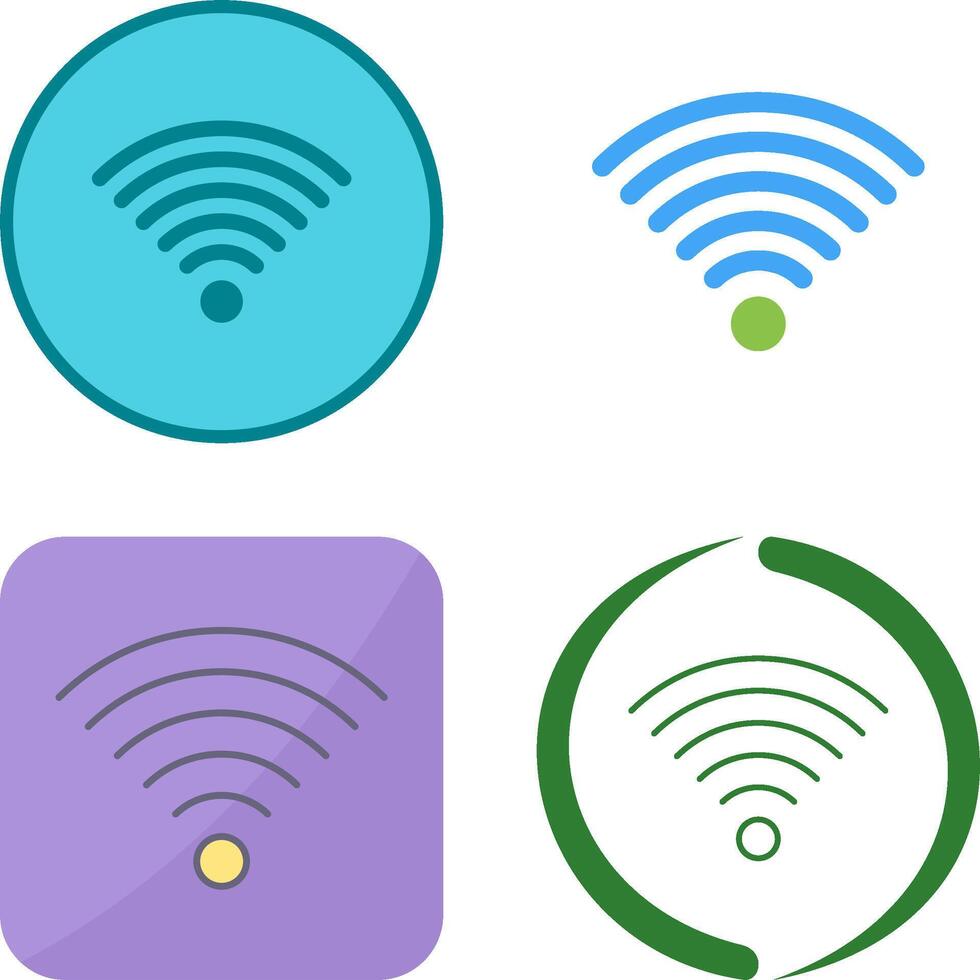 Signal on User Icon Design vector
