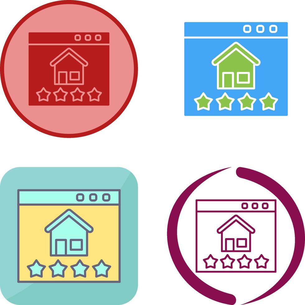 Rating Icon Design vector