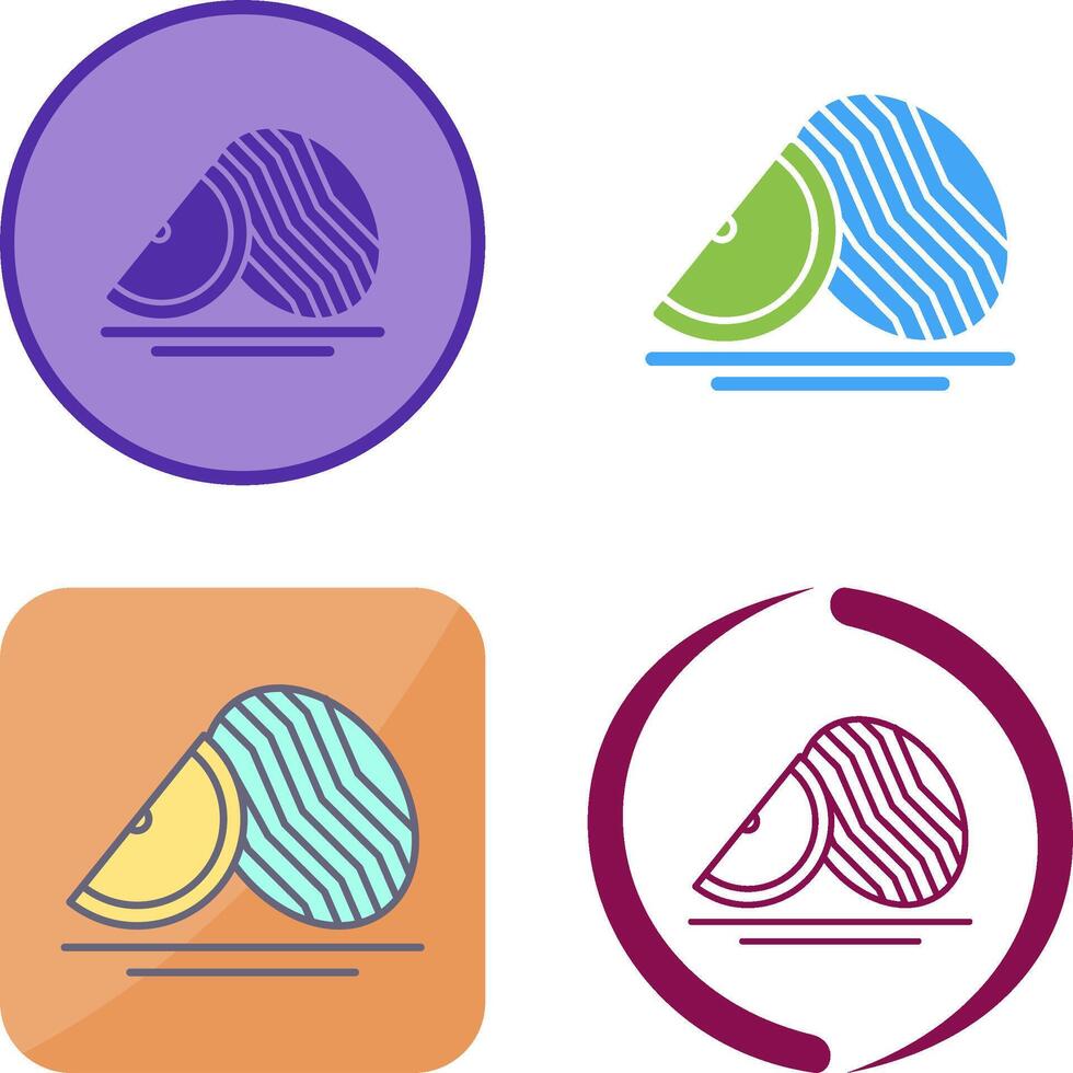 Watermelon Icon Design vector