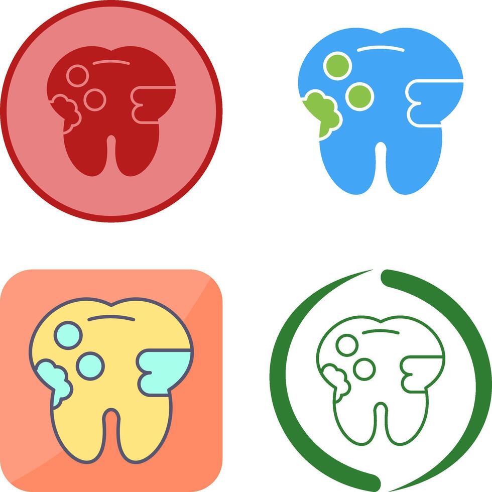 Caries Icon Design vector
