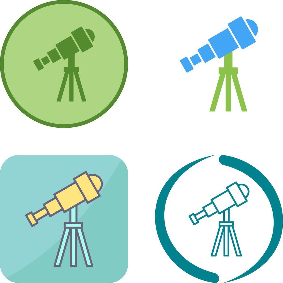 Telescope Icon Design vector