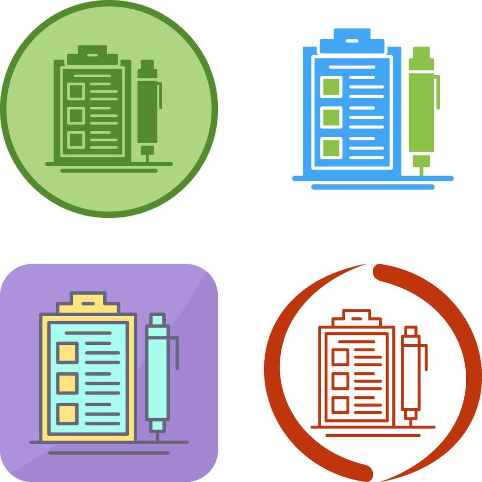 Check List Icon Design vector