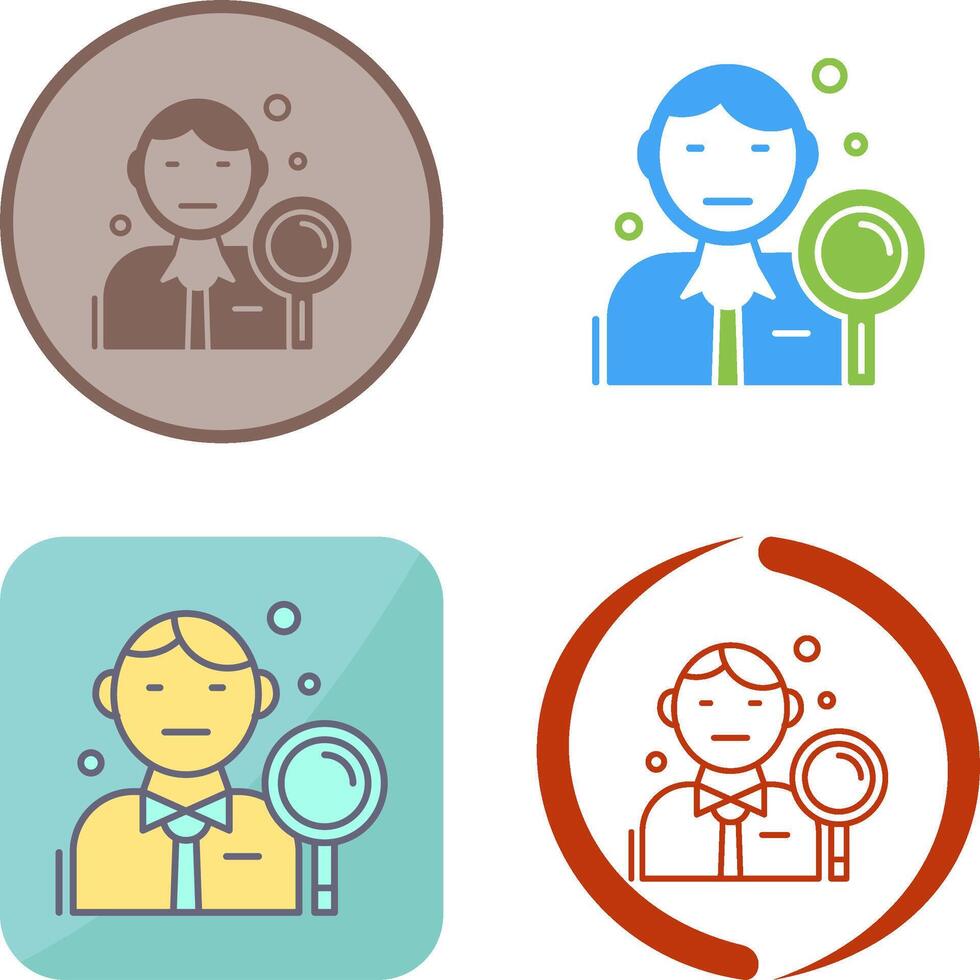 Candidate Icon Design vector