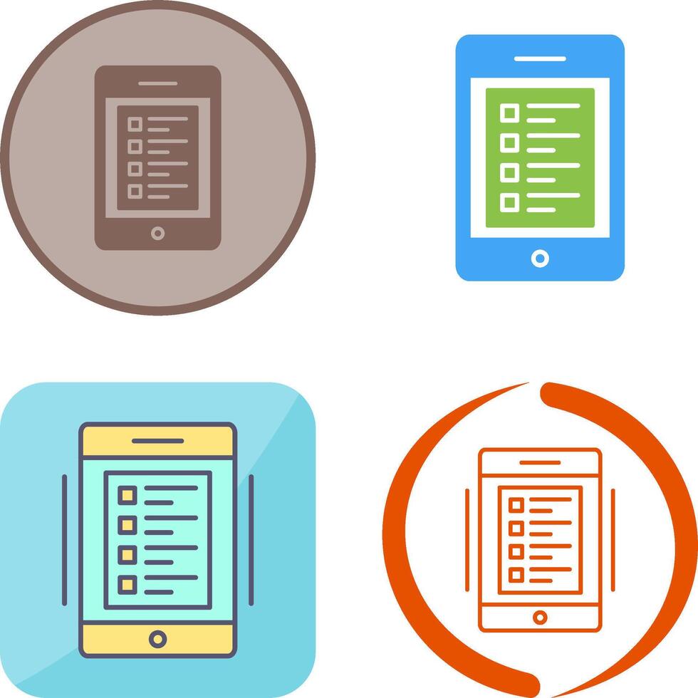 Online Test Icon Design vector