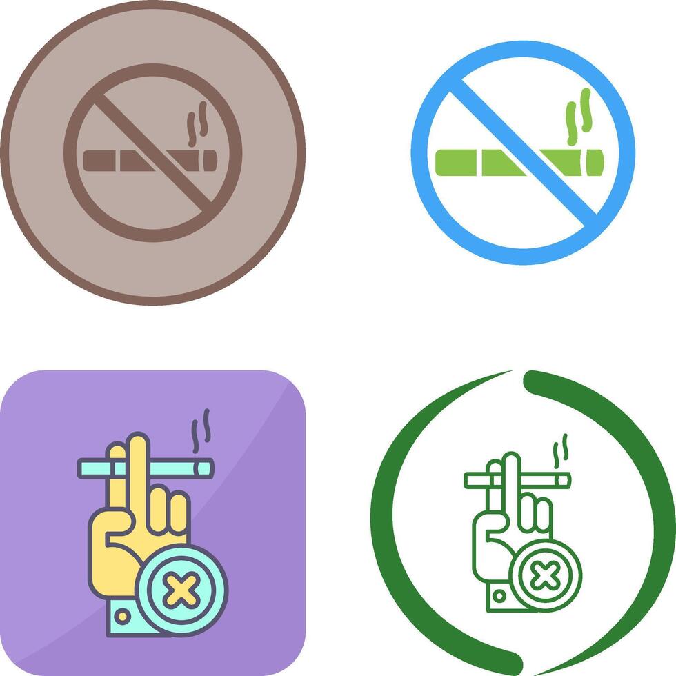 Quit Smoking Icon Design vector
