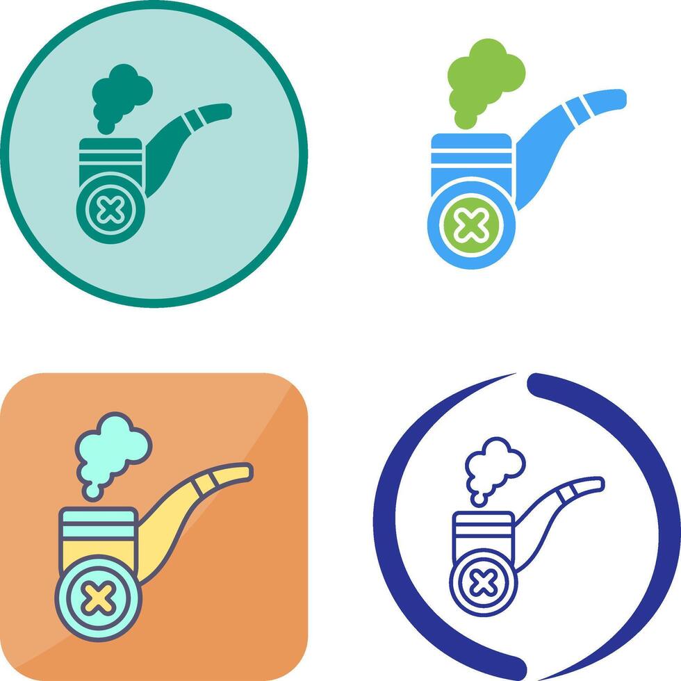 No Cigar Icon Design vector