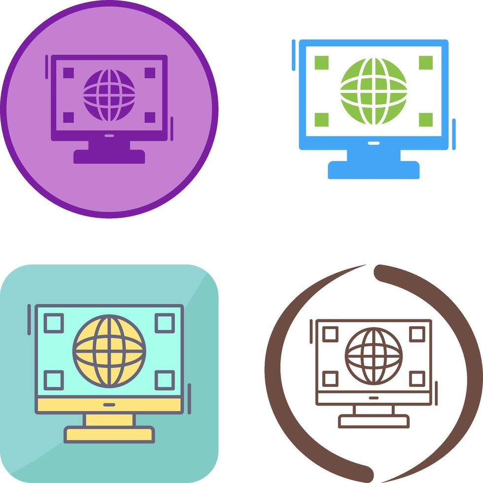 Worldwide Icon Design vector