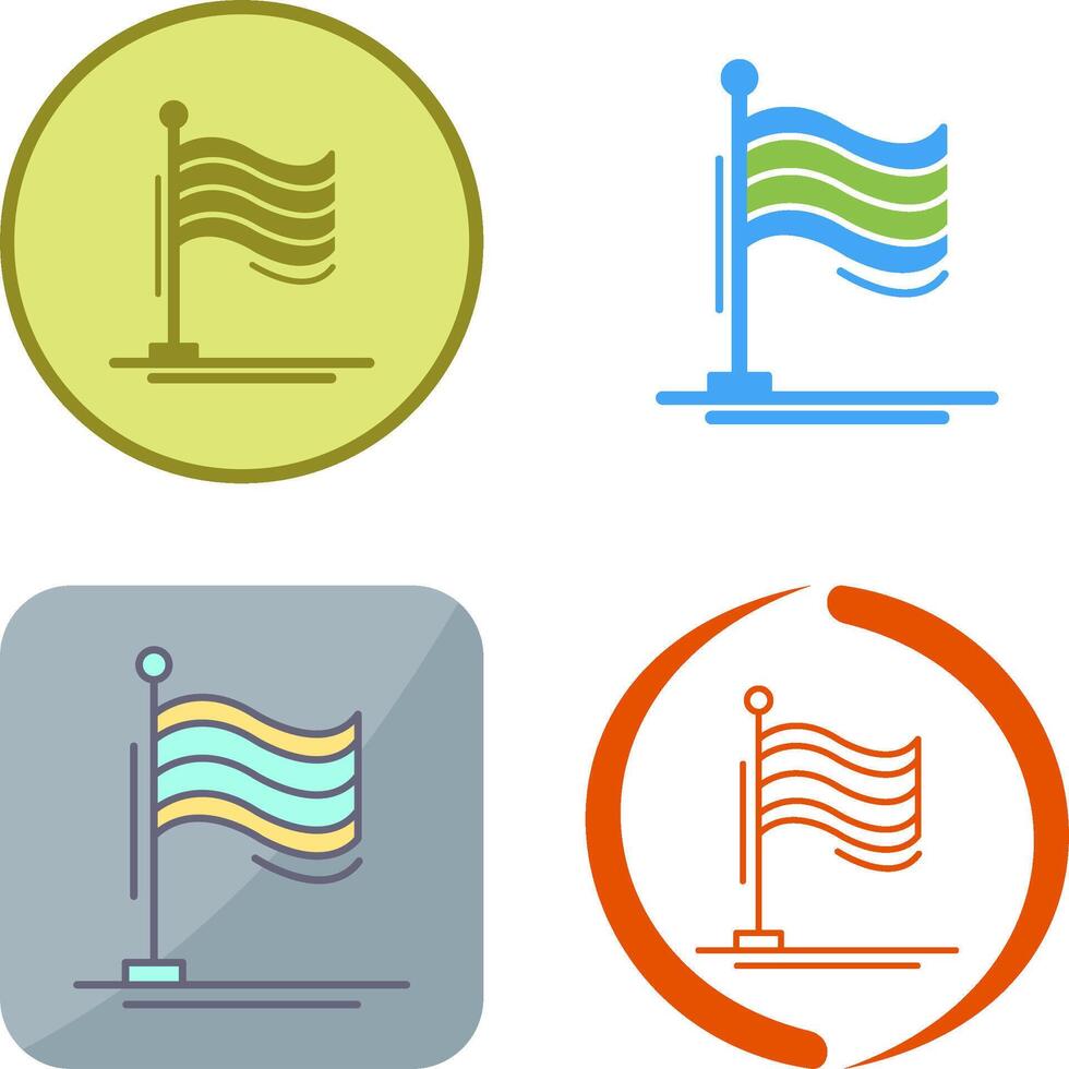 Flag Icon Design vector