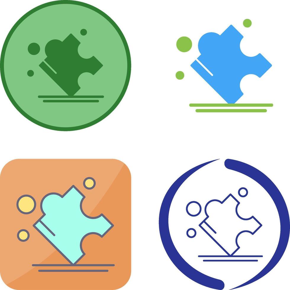 Puzzle Icon Design vector