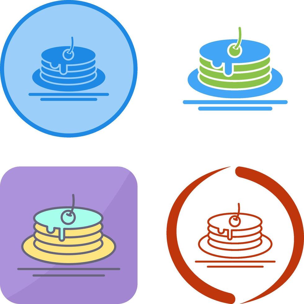 Pancake Icon Design vector