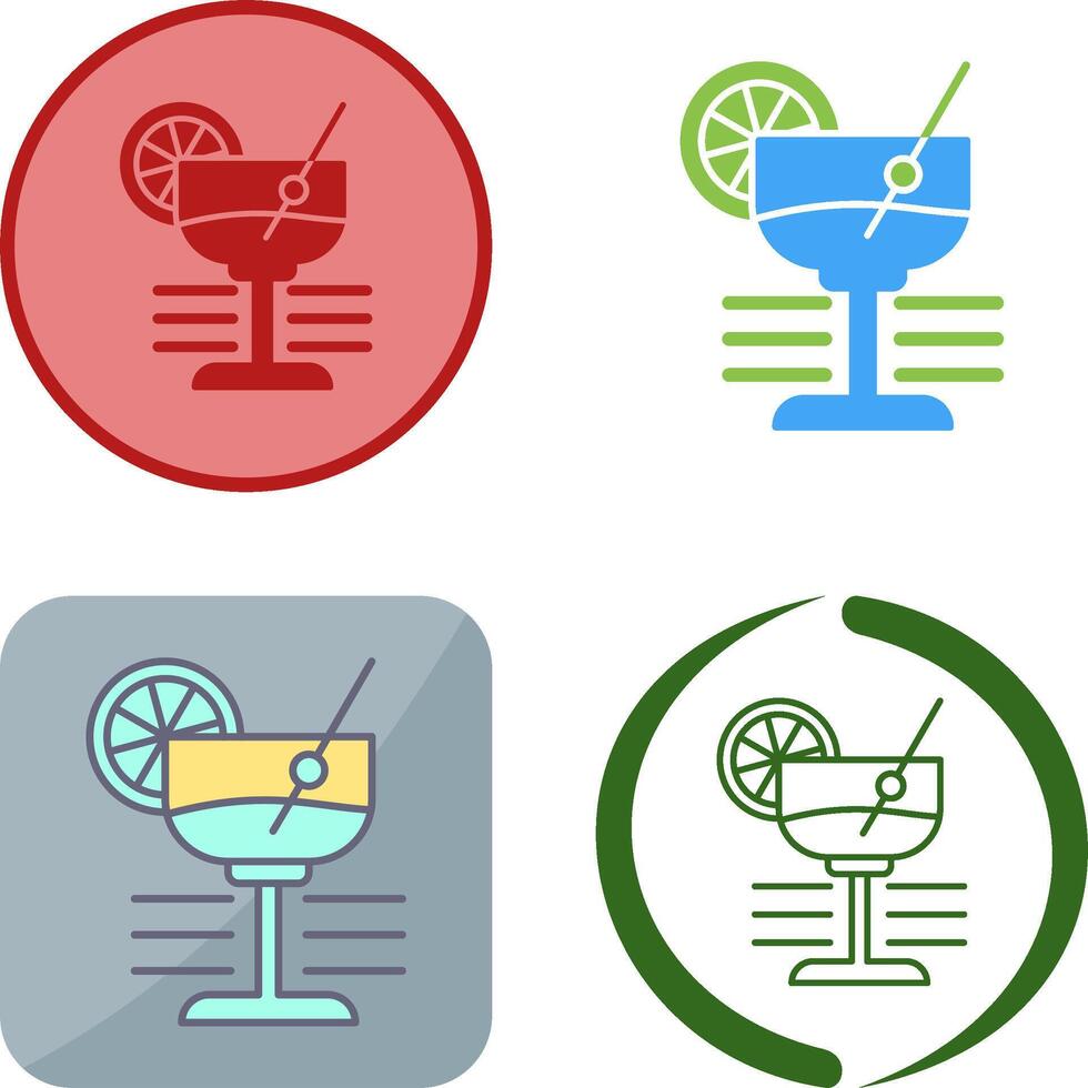 Martini Icon Design vector
