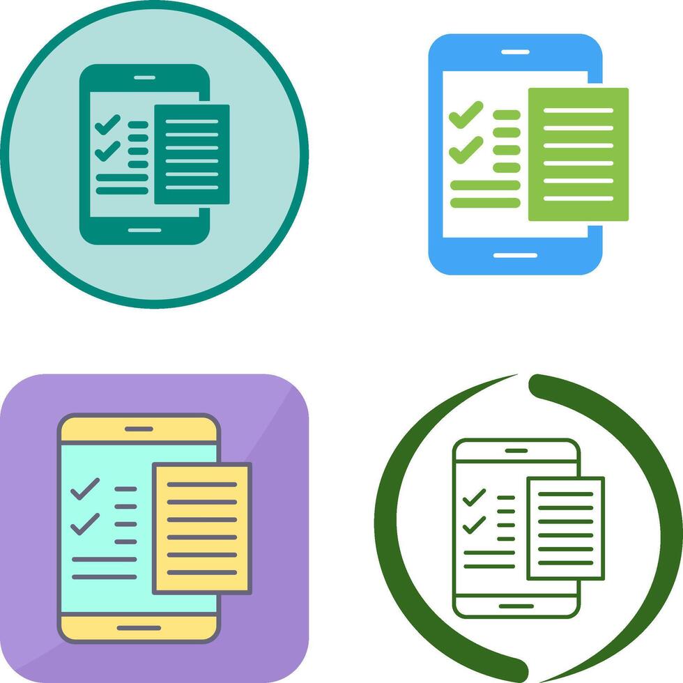 Check List Icon Design vector