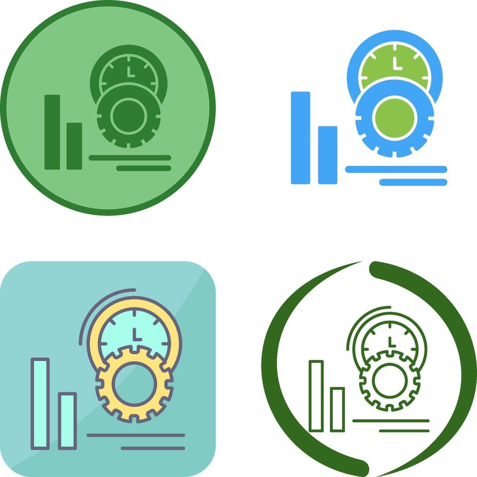 Performance Icon Design vector