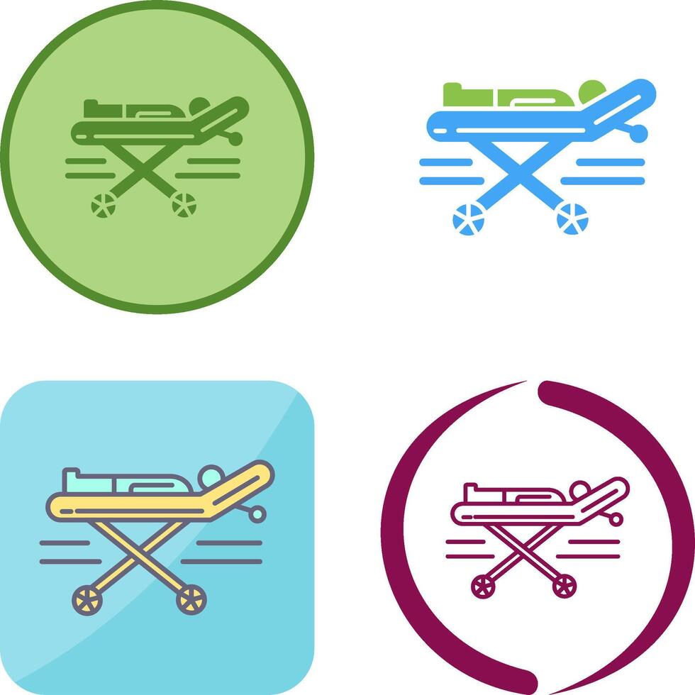Stretcher Icon Design vector