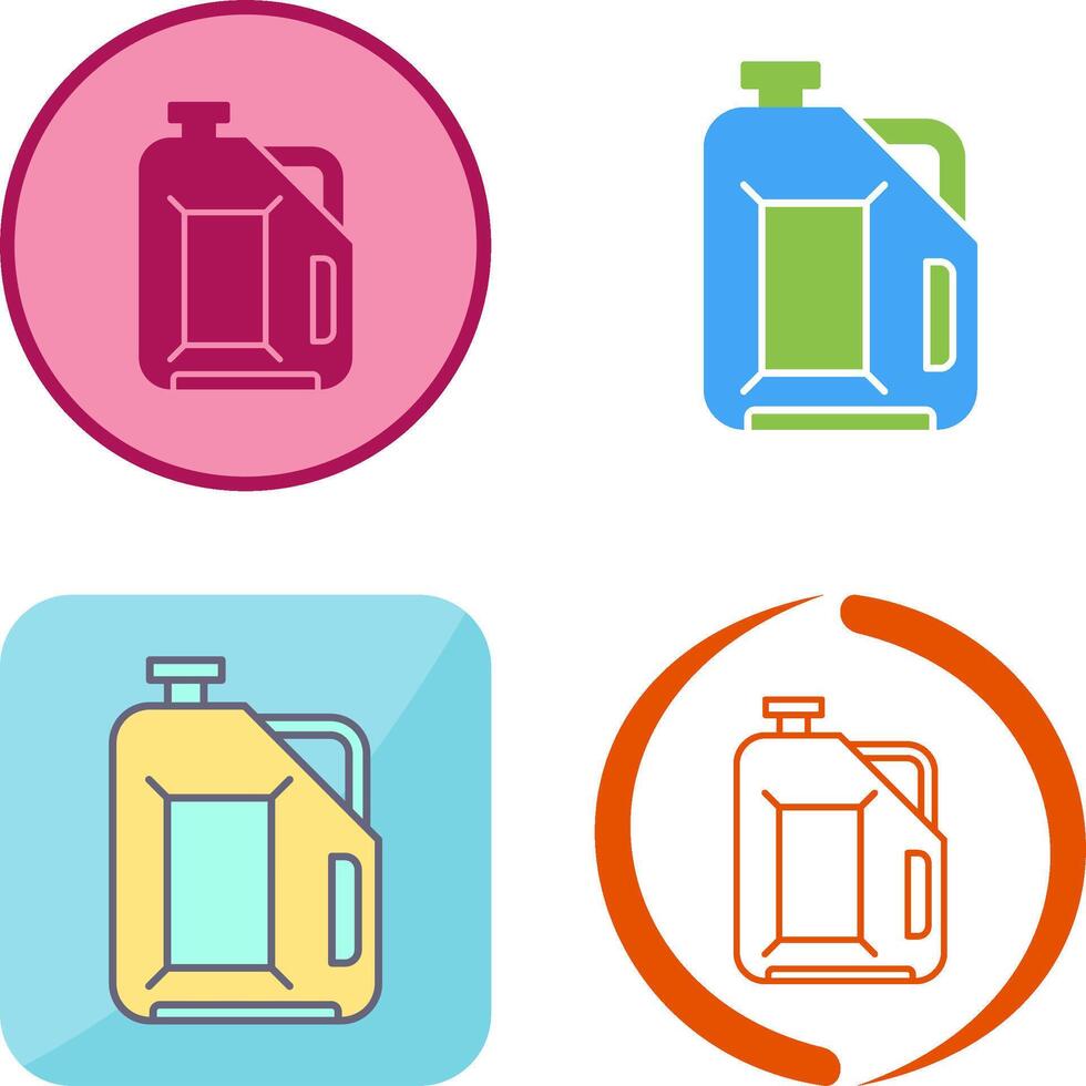 Jerrycan Icon Design vector