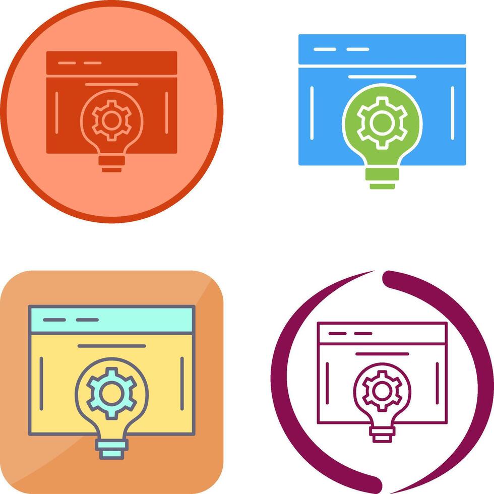 Inovation Icon Design vector