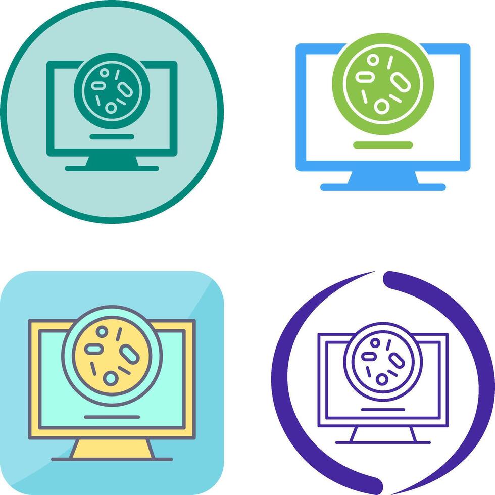 Petri Dish Icon Design vector