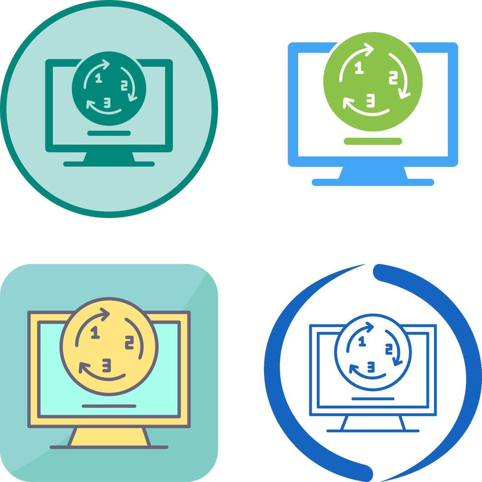 Order Icon Design vector
