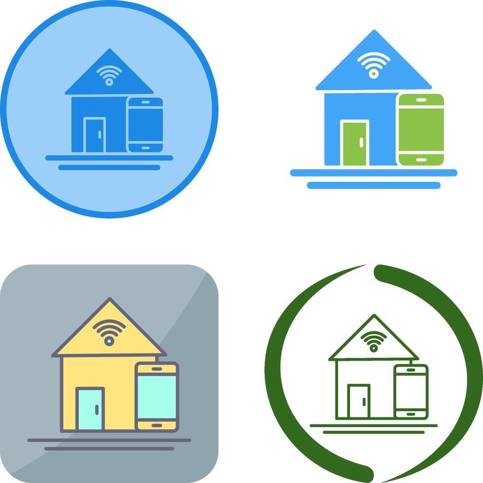 Home Automation Icon Design vector